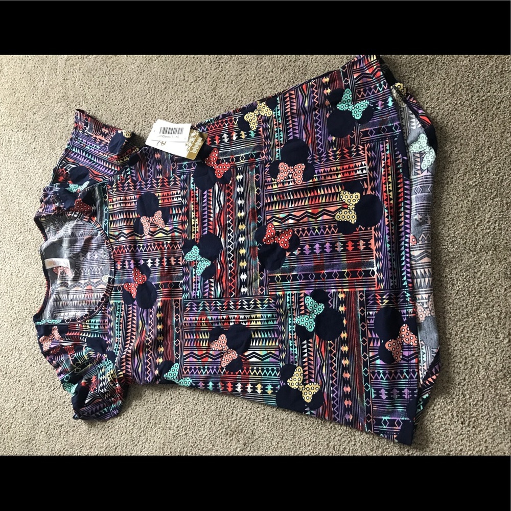 LulaRoe Disney Minnie Mouse Classic T XS